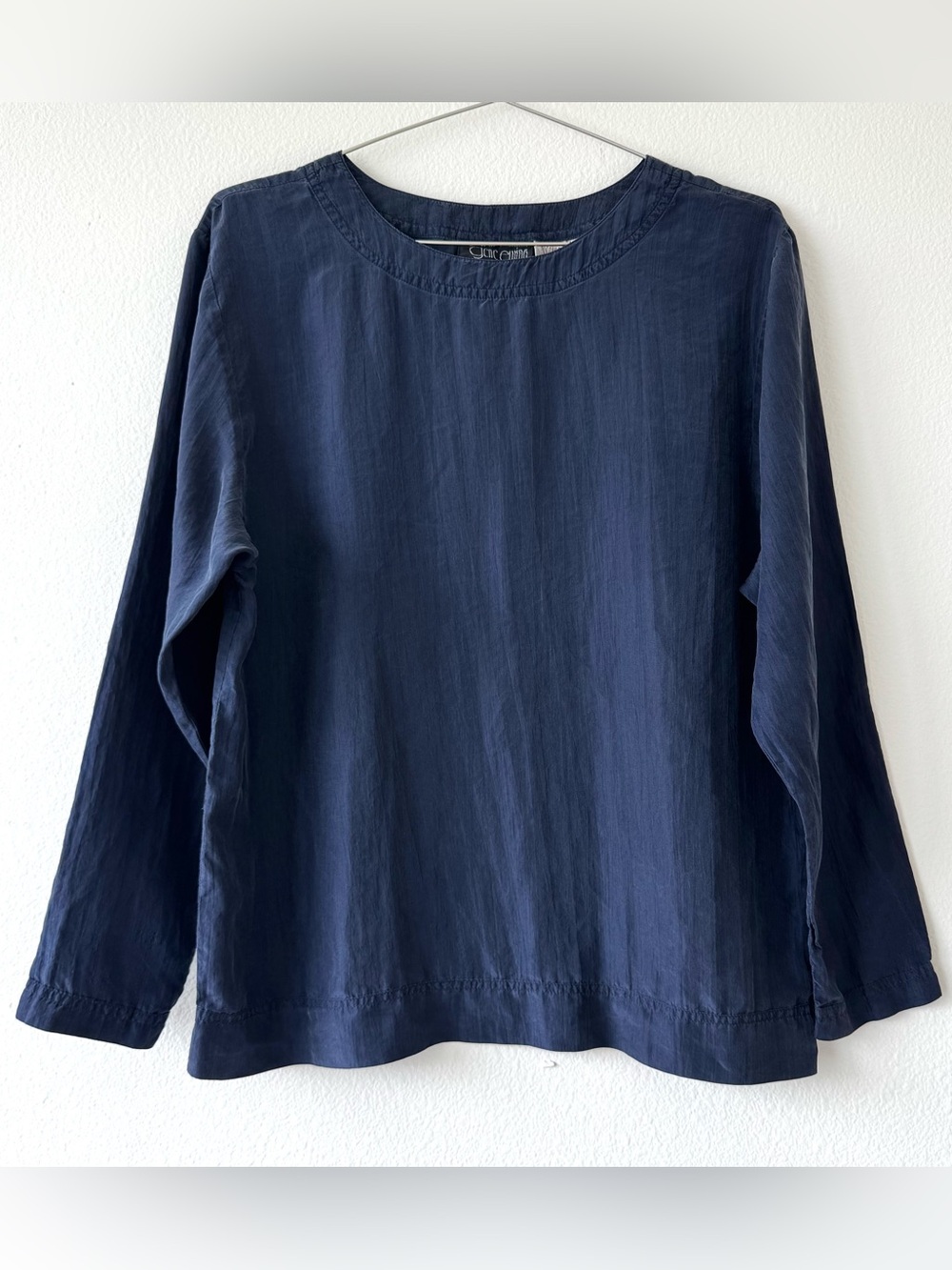 Vintage Gene Ewing 100% Silk Top Neiman Marcus
